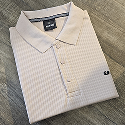 Halsten Craft Polo Cotton T-Shirt-L.Pink